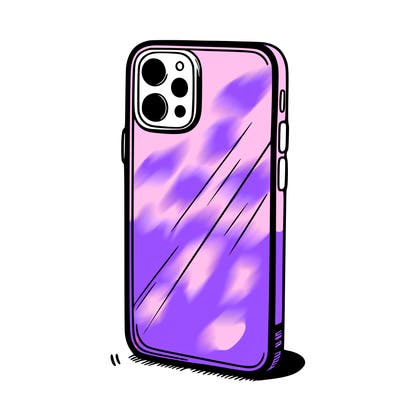 a plain phone case