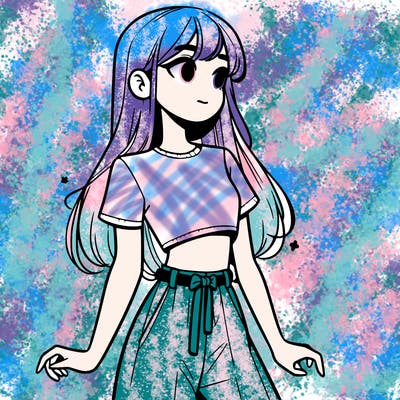 girl in a cute crop top