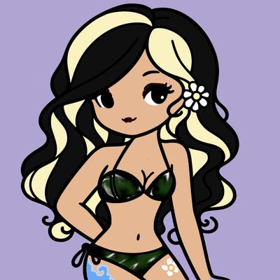 a beautiful lady in a bikini