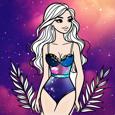 beautiful woman bathing suit