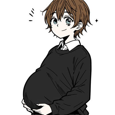 young manga character who is pregnant