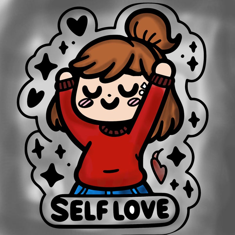 self-love sticker
