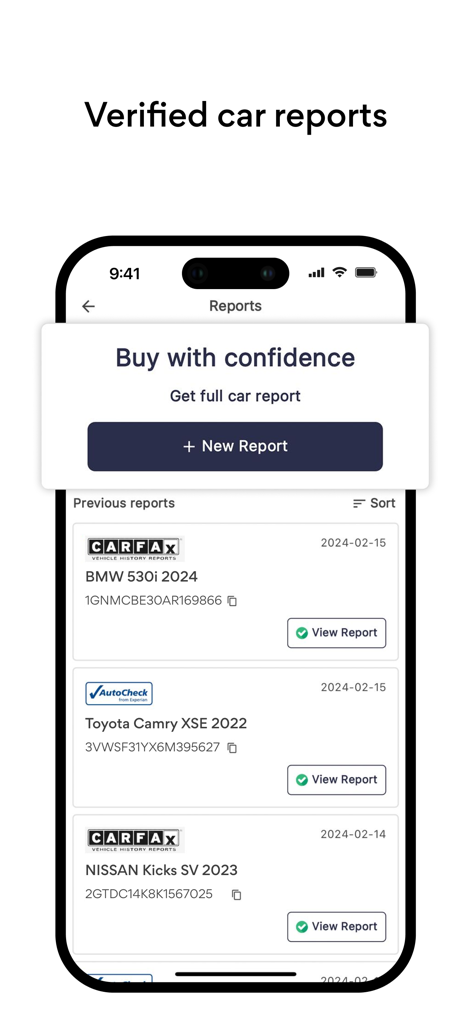 iQ Cars - سوق سيارات العراق - Verified car history reports from CARFAX and AutoCheck in the iQ Cars app.