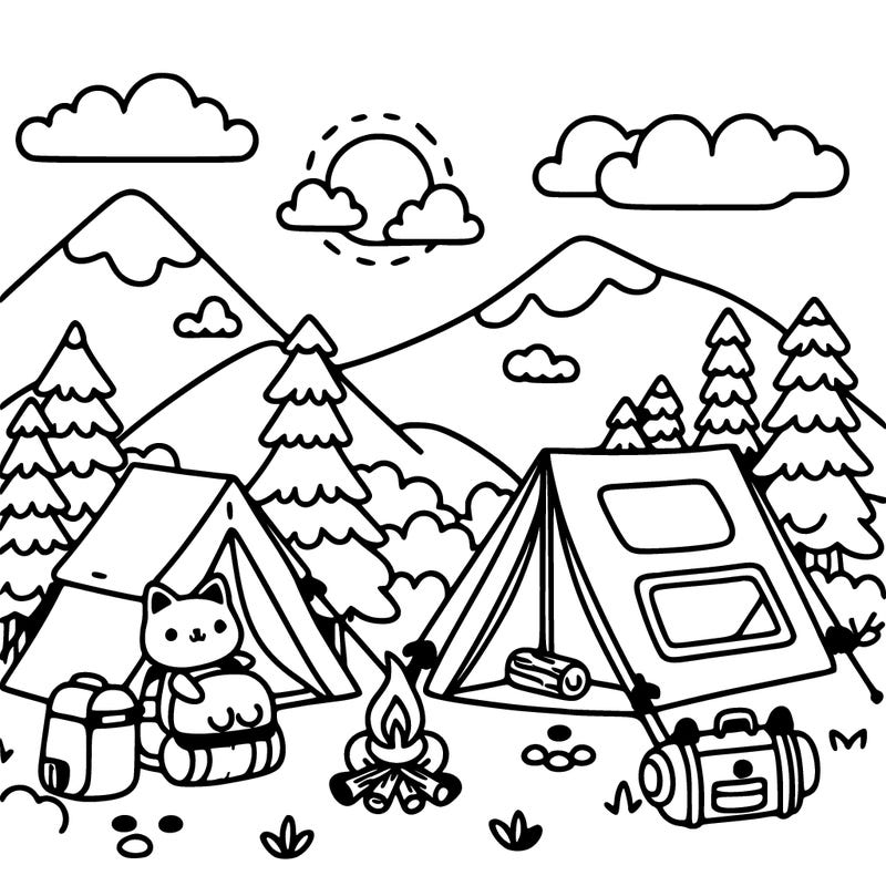 cute camping
