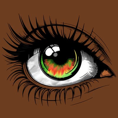 realistic eye