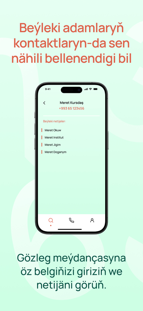Uma tela de smartphone exibindo a interface do aplicativo Contact Pro TM, que mostra como um número de telefone específico é rotulado em várias listas de contatos