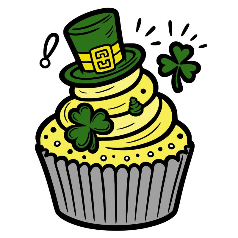 saint patrick’s day cupcake