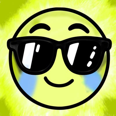 emoji with sunglasses