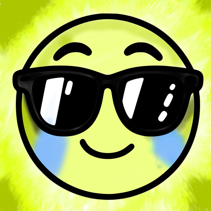 emoji with sunglasses