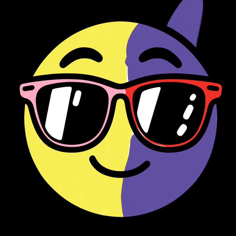 emoji with sunglasses