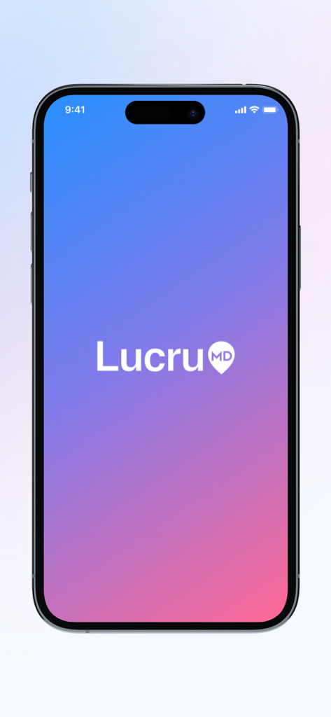 Lucru.md - Lucru.md app splash screen with logo and location icon