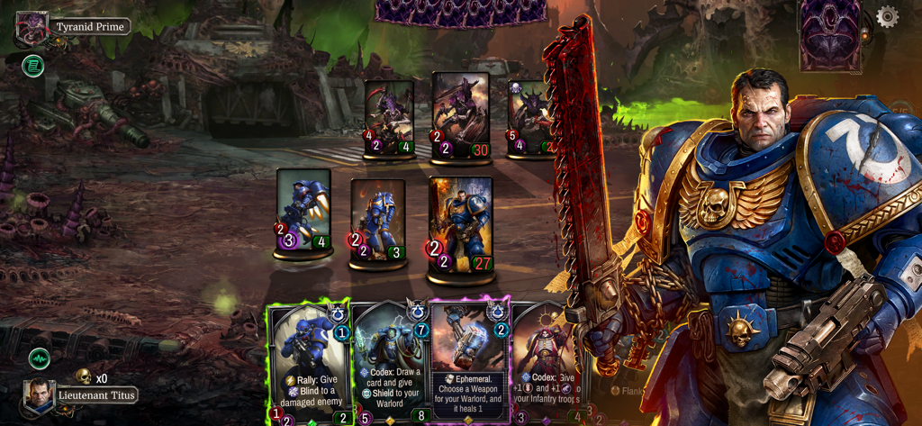 Warhammer 40,000: Warpforge - Batalha de cartas de Space Marine contra Tyranid em Warhammer 40,000 Warpforge