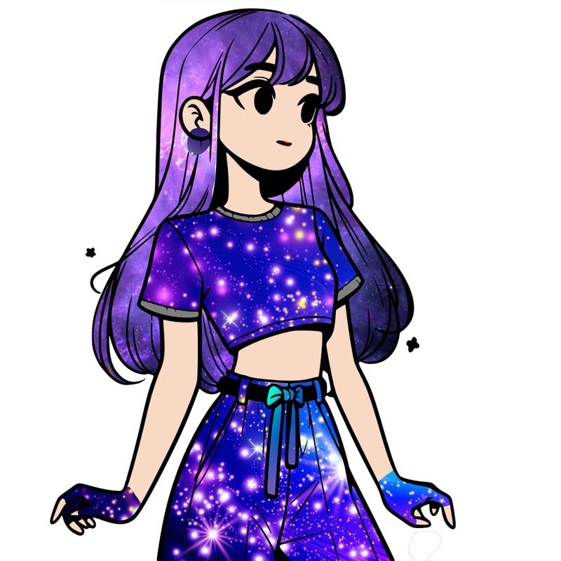 girl in a cute crop top