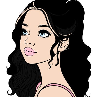 beautiful realistic girl