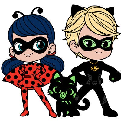 ladybug and cat noir