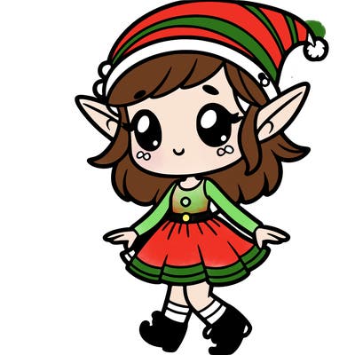 cute elf girl