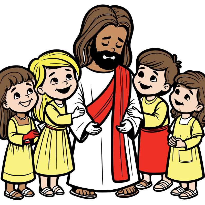 jesus loving children