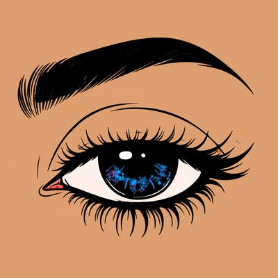 eye closed realistic