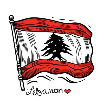 lebanon flag