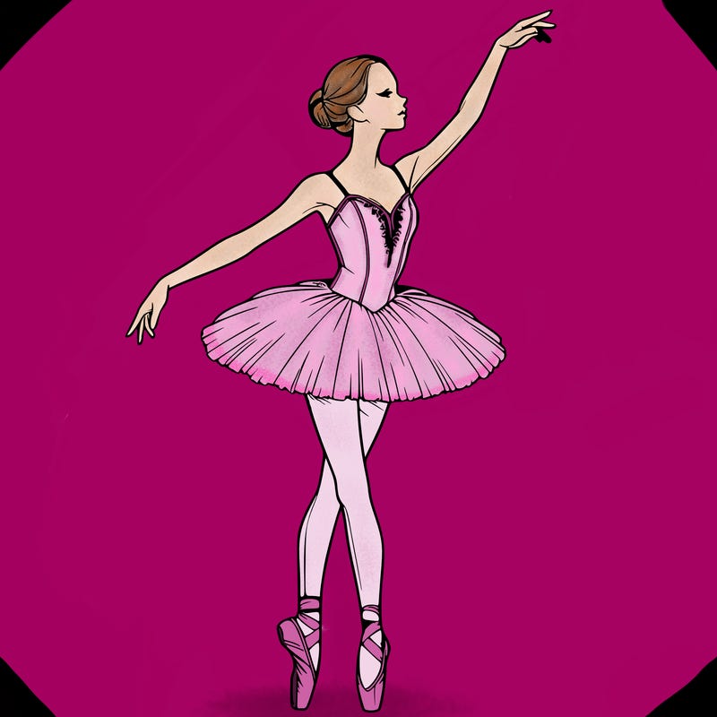 realistic ballerina