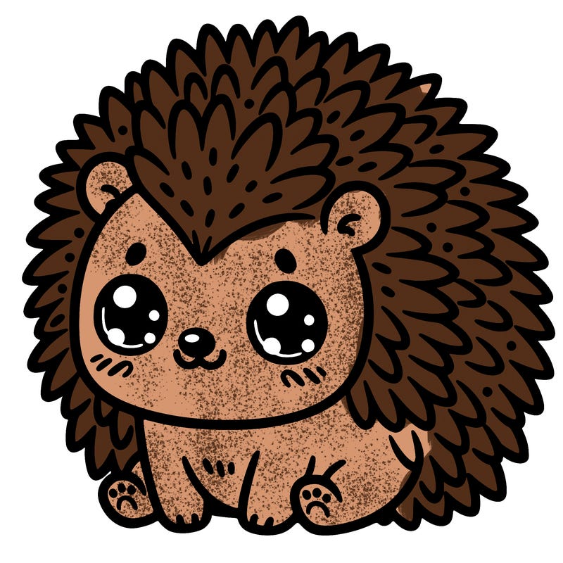 cute little hedgehog