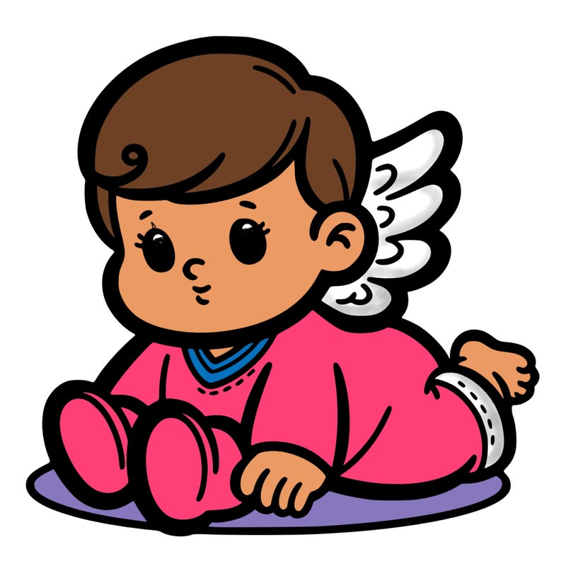 angel dust as a baby