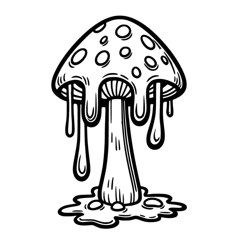 dripping mushroom