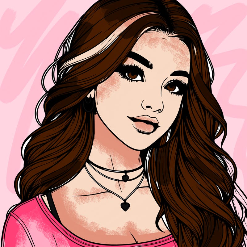 detailed realistic girl