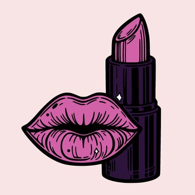 lips and lipstick