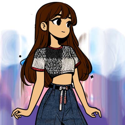 girl in a cute crop top