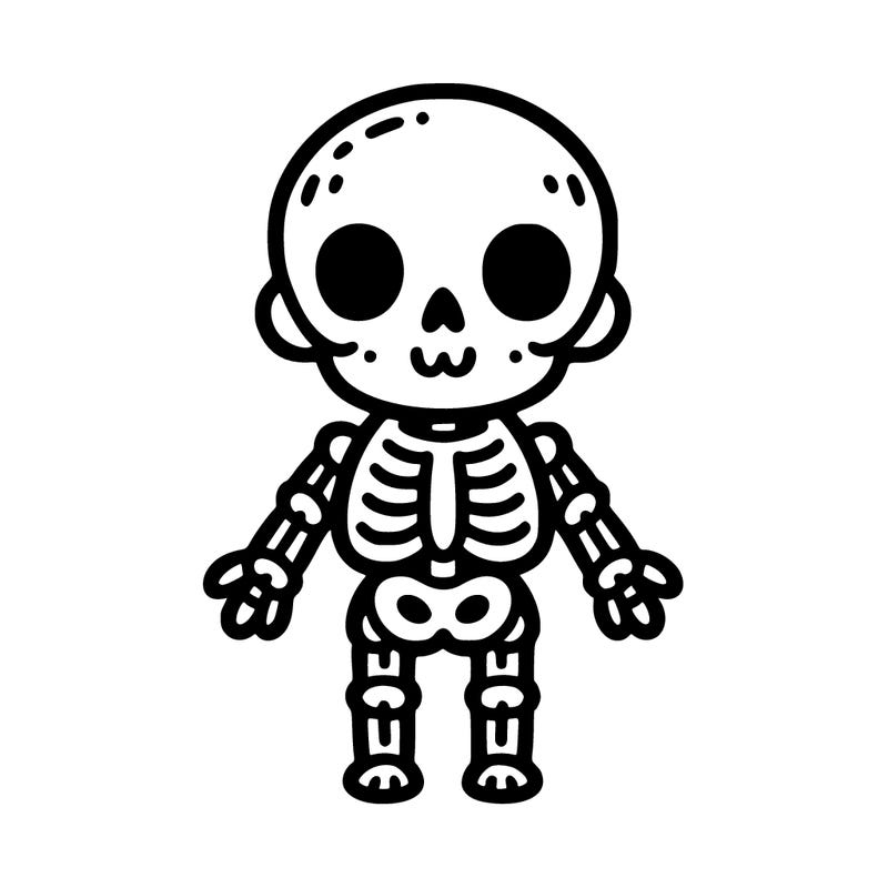 cute skeleton