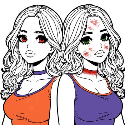 realistic twin sisters