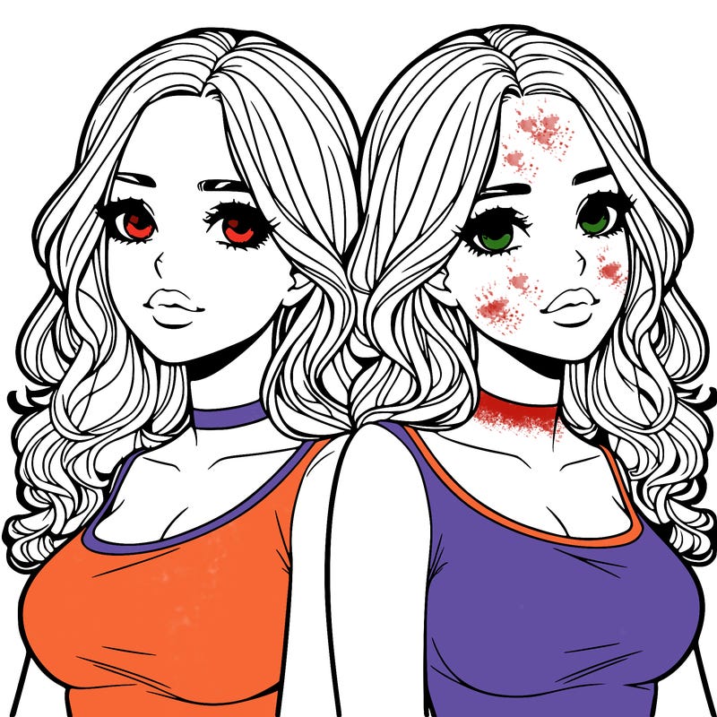 realistic twin sisters