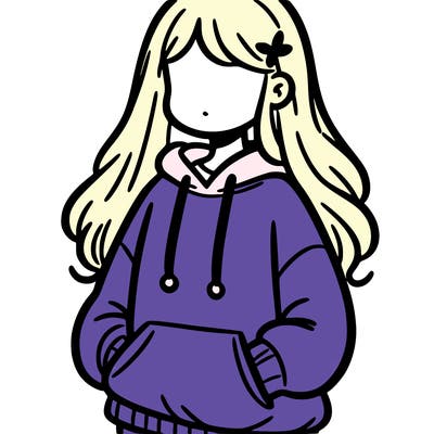 girl in sweatshirt