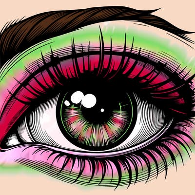 realistic eye