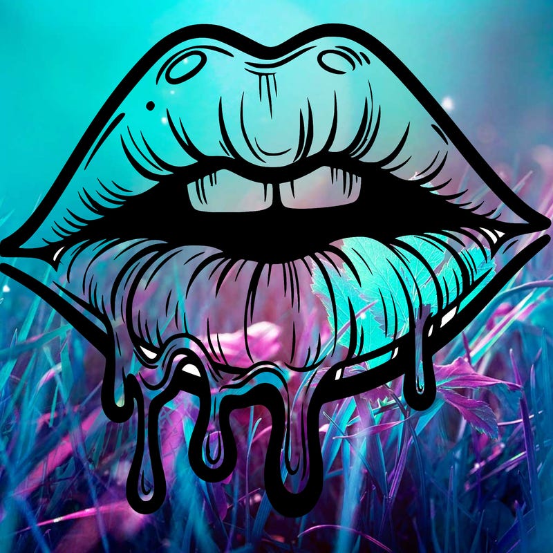 lips that look realistic and drip