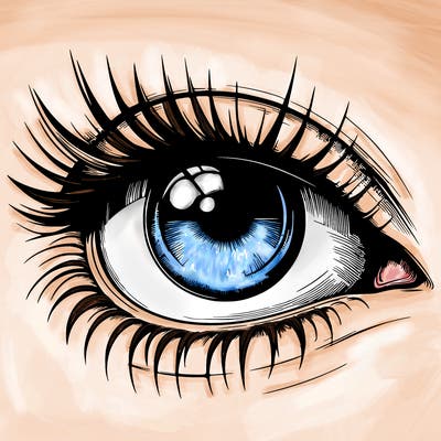 realistic eye