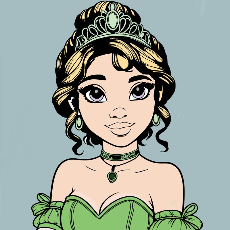 realistic princess tiana