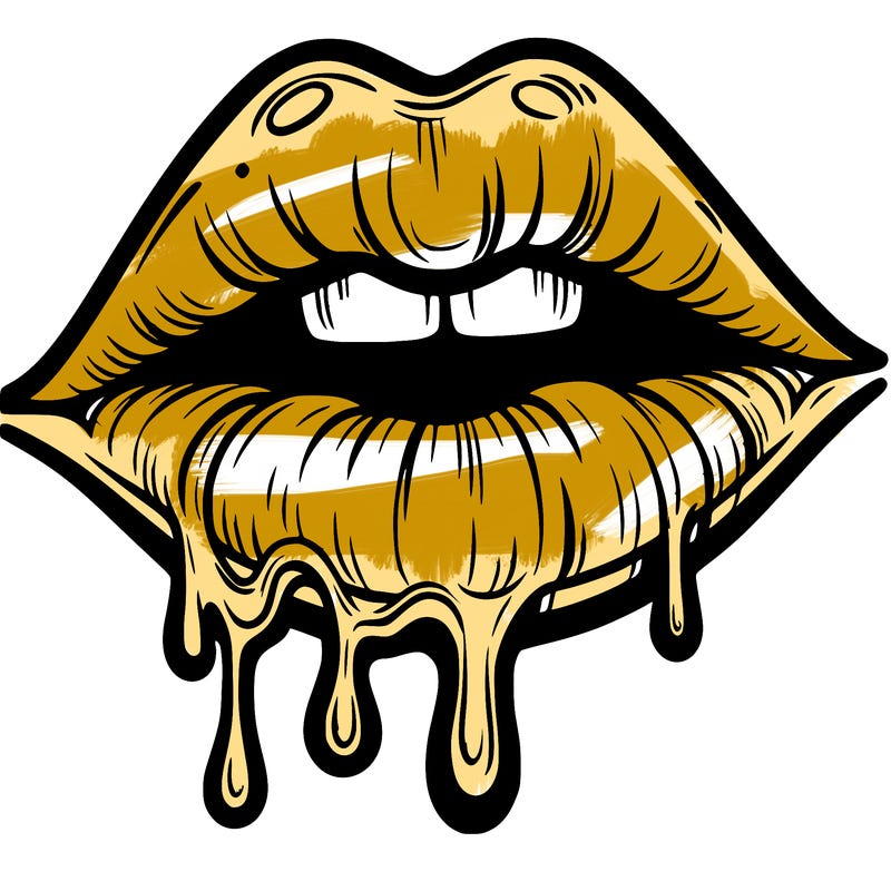 lips that look realistic and drip