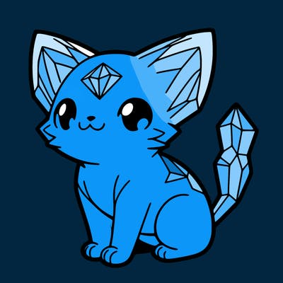 crystal kitten