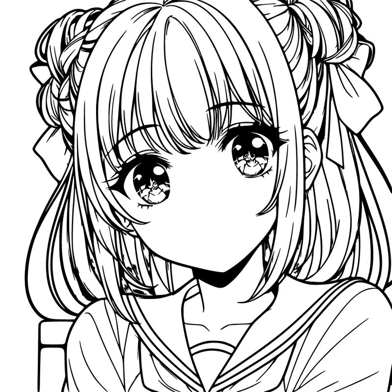 anime realistic girl cute