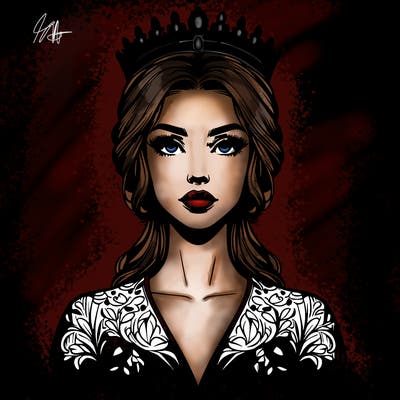 realistic beautiful queen