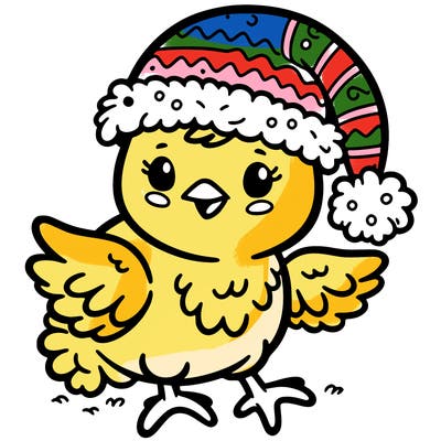 christmas chick