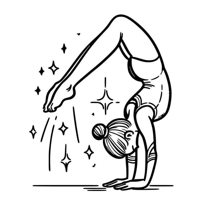 gymnastics back hand spring