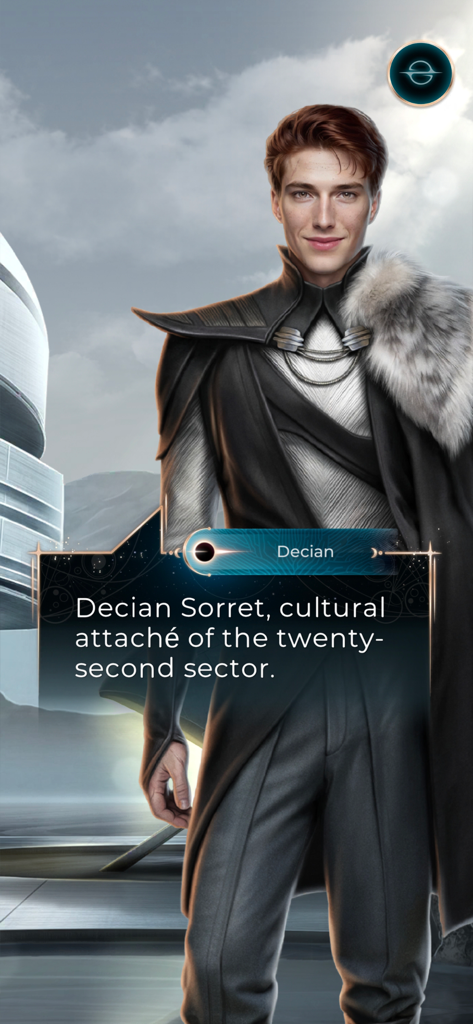 League of Dreamers - My Story - Character Decian Sorret from the visual novel League of Dreamers