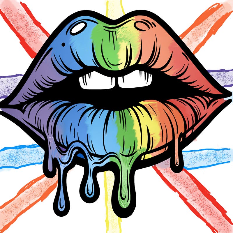 lips that look realistic and drip