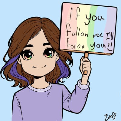 realistic girl holding up a sign