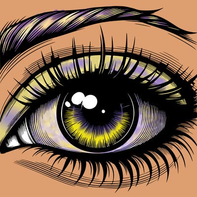 realistic eye