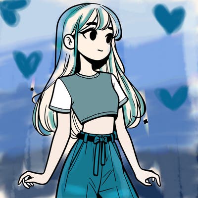 girl in a cute crop top