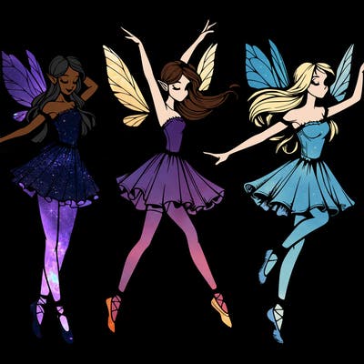 realistic dancing fairy